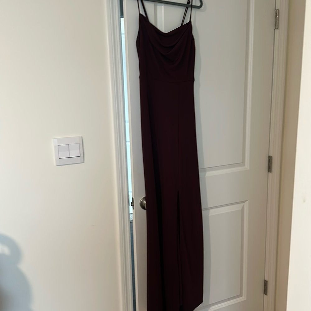 Birdy Grey Ash Cabernet Bridesmaid dress